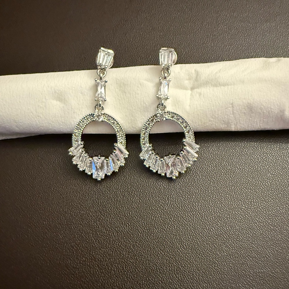 Elegant Silver Drop Earrings